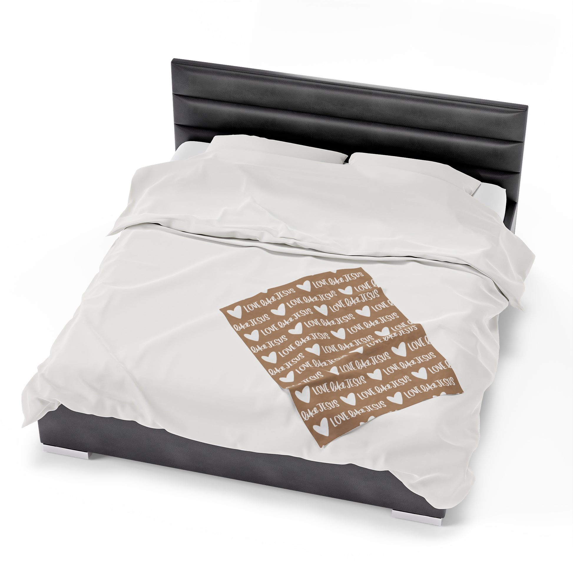 Love Like Jesus Beige Blanket - Friends of the Faith