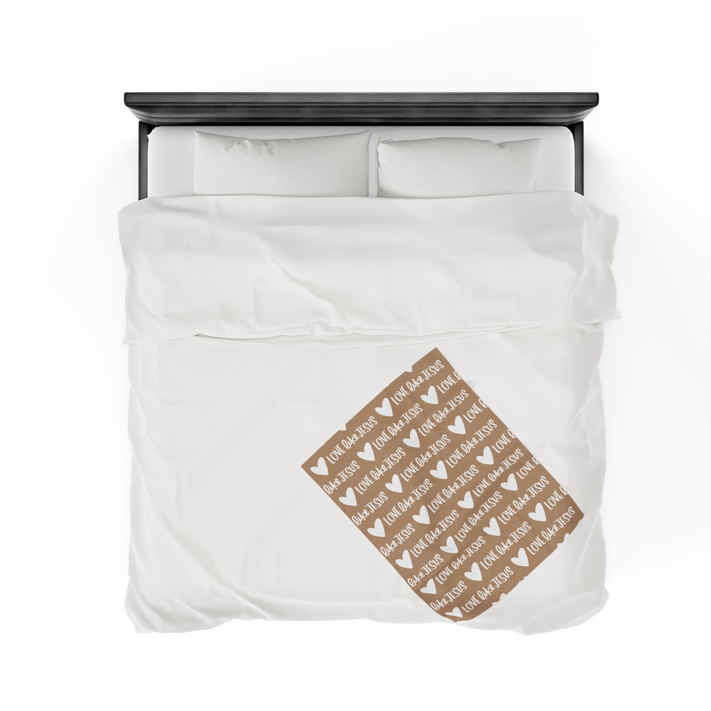 Love Like Jesus Beige Blanket - Friends of the Faith