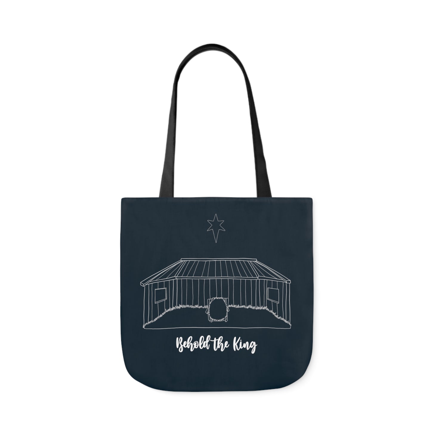 Behold the King Canvas Tote Bag - Friends of the Faith