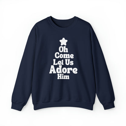 Oh Come Let Us Adore Him Sweatshirt - Friends of the Faith