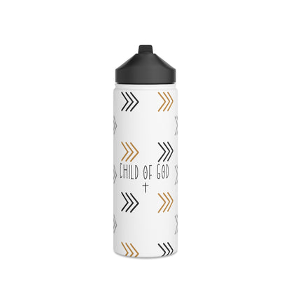 Boy's Child of God Stainless Steel Water Bottle - Friends of the Faith