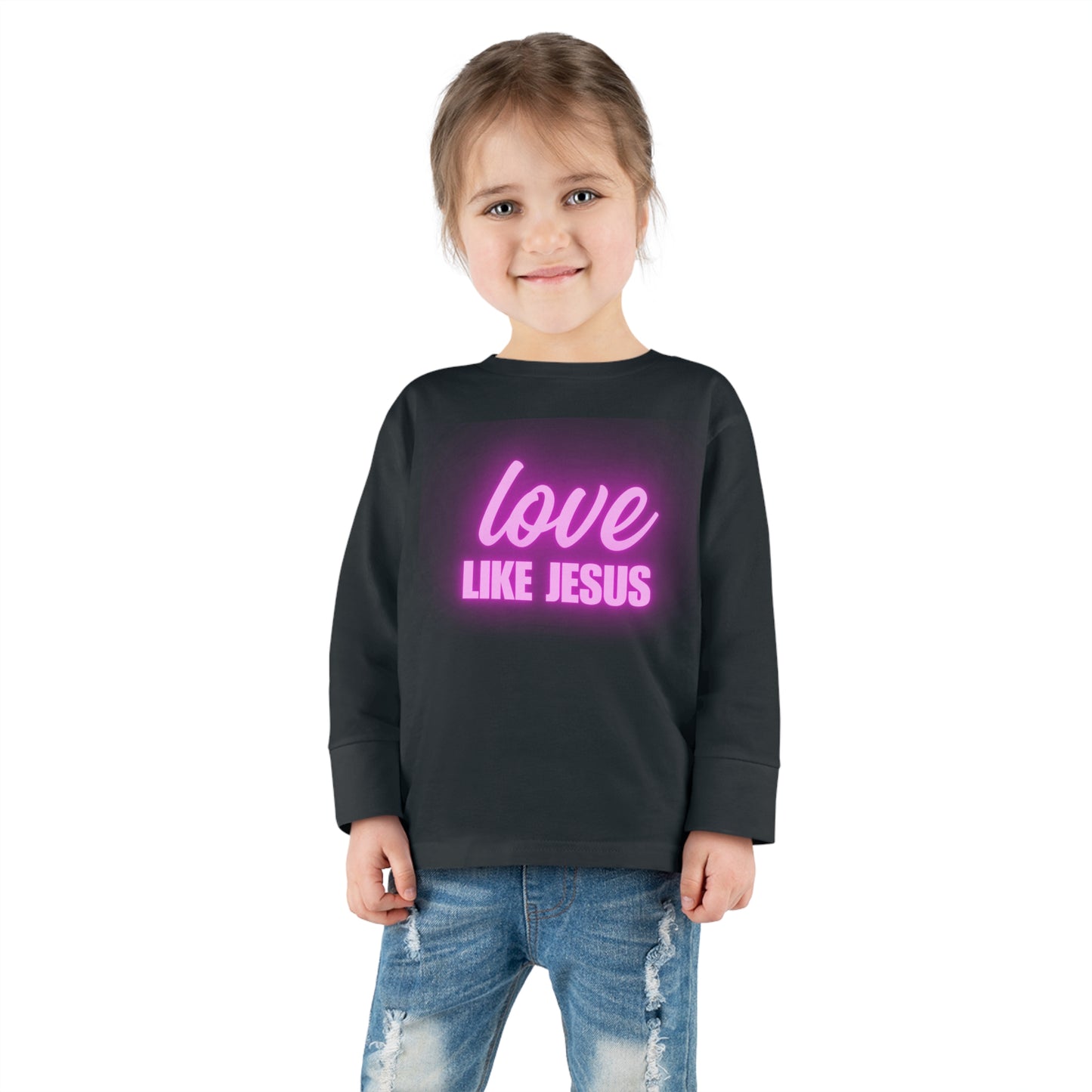 Love Like Jesus Toddler Long Sleeve Tee - Friends of the Faith