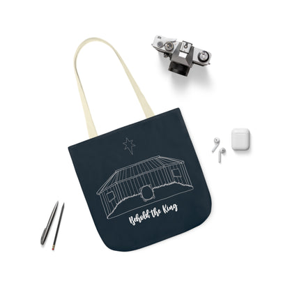 Behold the King Canvas Tote Bag - Friends of the Faith