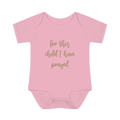 For This Child Infant Body Suit - Friends of the Faith