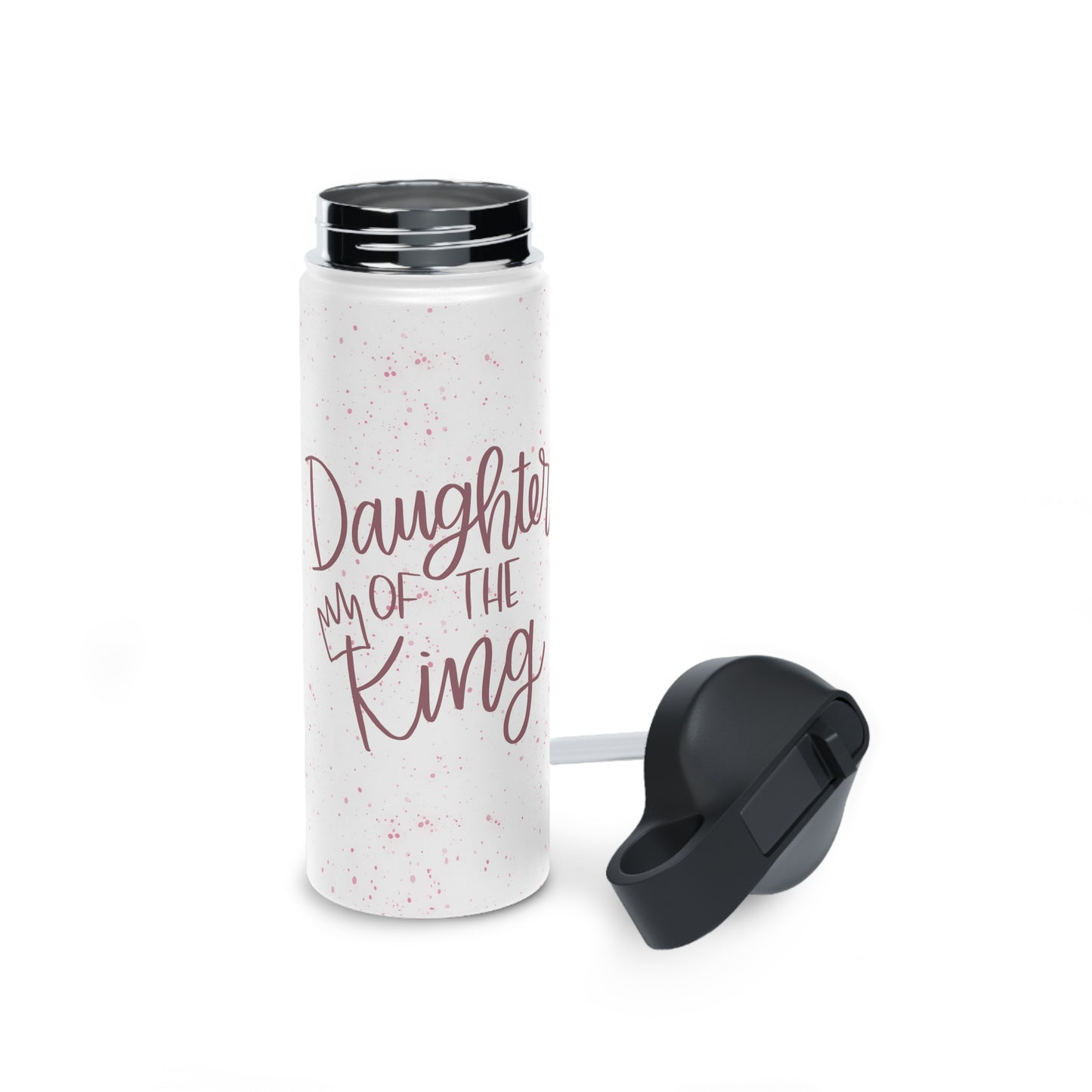 Daughter of the King Stainless Steel Water Bottle - Friends of the Faith