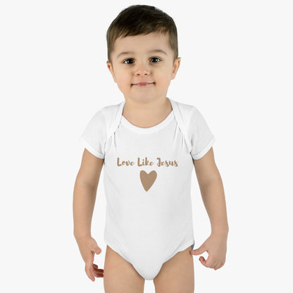 Love Like Jesus Heart Infant Body Suit - Friends of the Faith