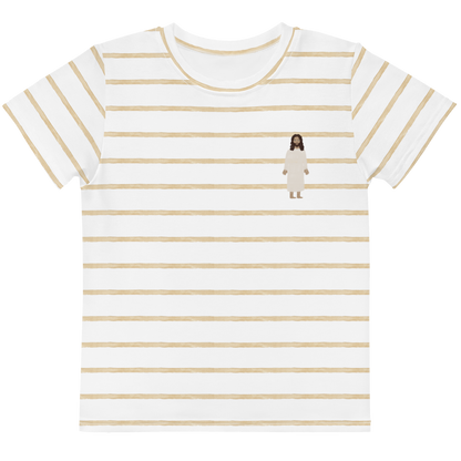 Jesus Striped Boy's T-shirt - Friends of the Faith
