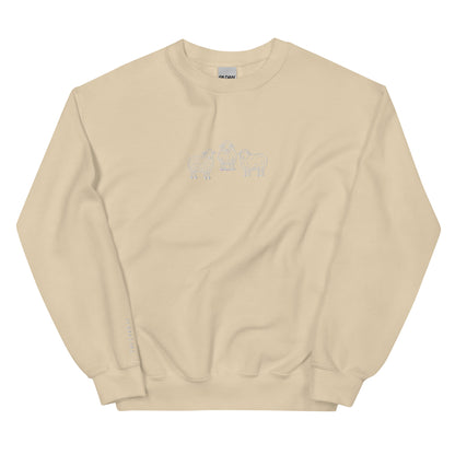 The Lord is My Shepherd Embroidered Sweatshirt - Friends of the Faith