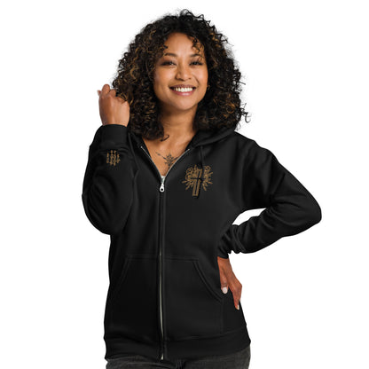 He is Risen Embroidered Zip Hoodie - Friends of the Faith