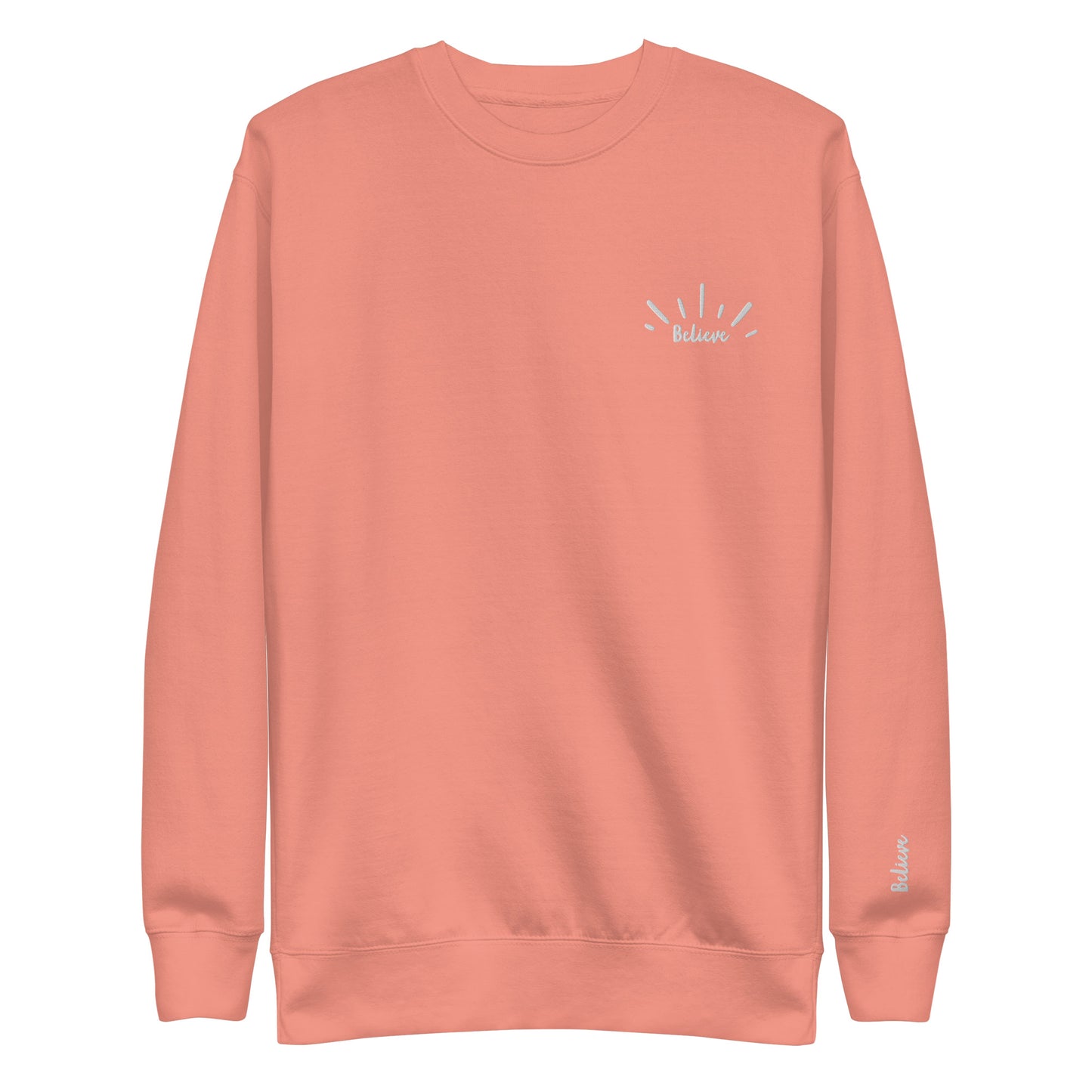 Believe Embroidered Sweatshirt - Friends of the Faith